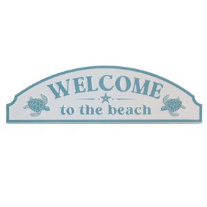 24" WELCOME TO THE BEACH SIGN 1