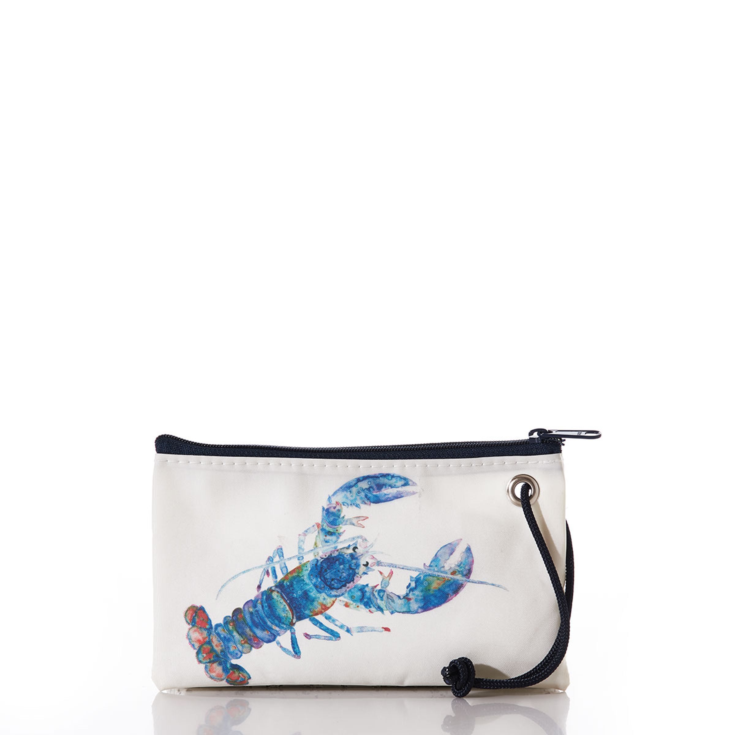 WRISTLET W ROPE STRAP & JUTE - WATERCOLOR LOBSTERS