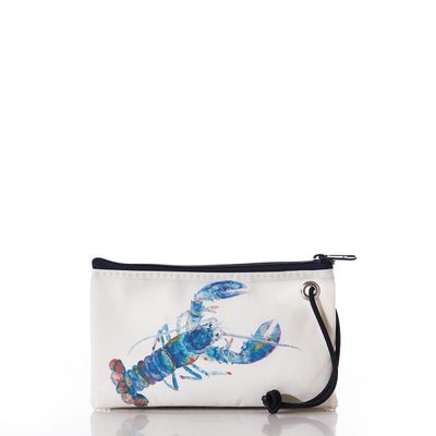 WRISTLET W ROPE STRAP & JUTE - WATERCOLOR LOBSTERS