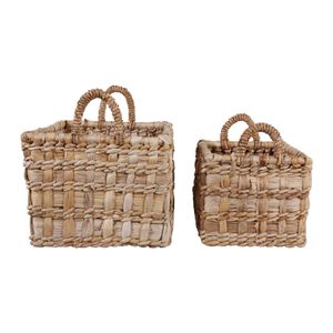 BENNETTON SET OF 2 BROWN STORAGE 17 (IN) 4