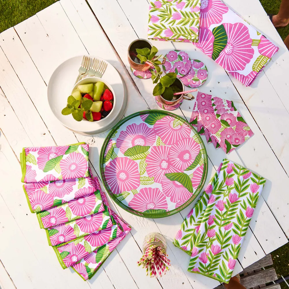 Poppy Papaver Paper Cocktail Napkins (Pack of 25)