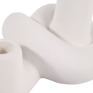 CORBINVIEW WHITE CANDLE HOLDER 6 (IN) 7