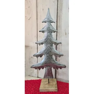 Etched Metal Tree 10.6x22.5in 1