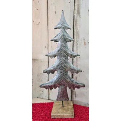 Etched Metal Tree 10.6x22.5in