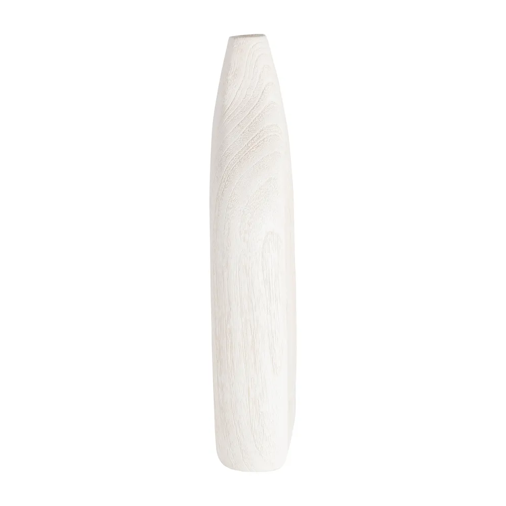 GRAYSONHAM WHITE VASE 14 (IN)
