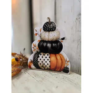 Whimsy Pumpkin Stack 8.7x7.3in 2