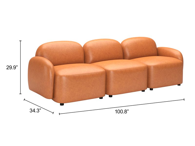 Cleo Modular Sofa Brown 14