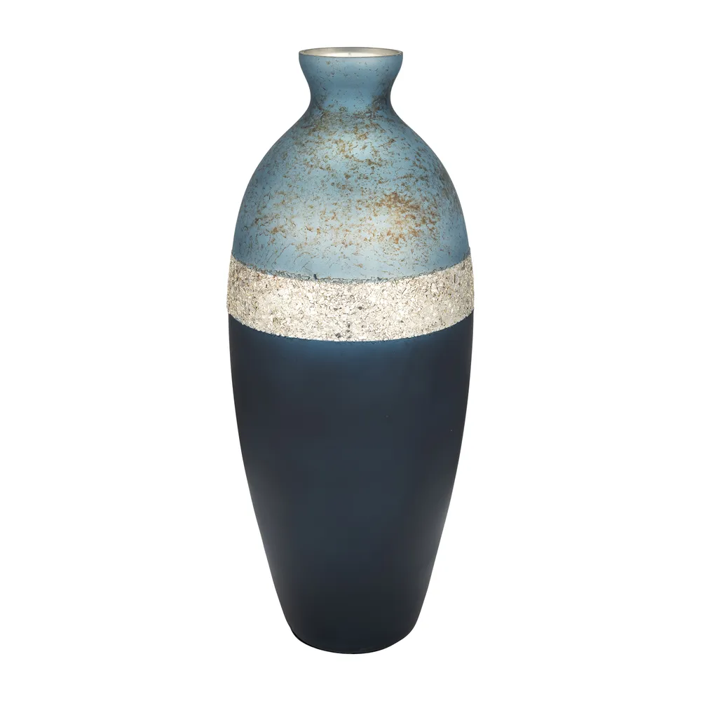 EMMONSWORTH BLUE GLASS VASE 18 (IN)