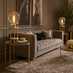 LAYLASTONE GOLD LAMP 31 (IN) 5