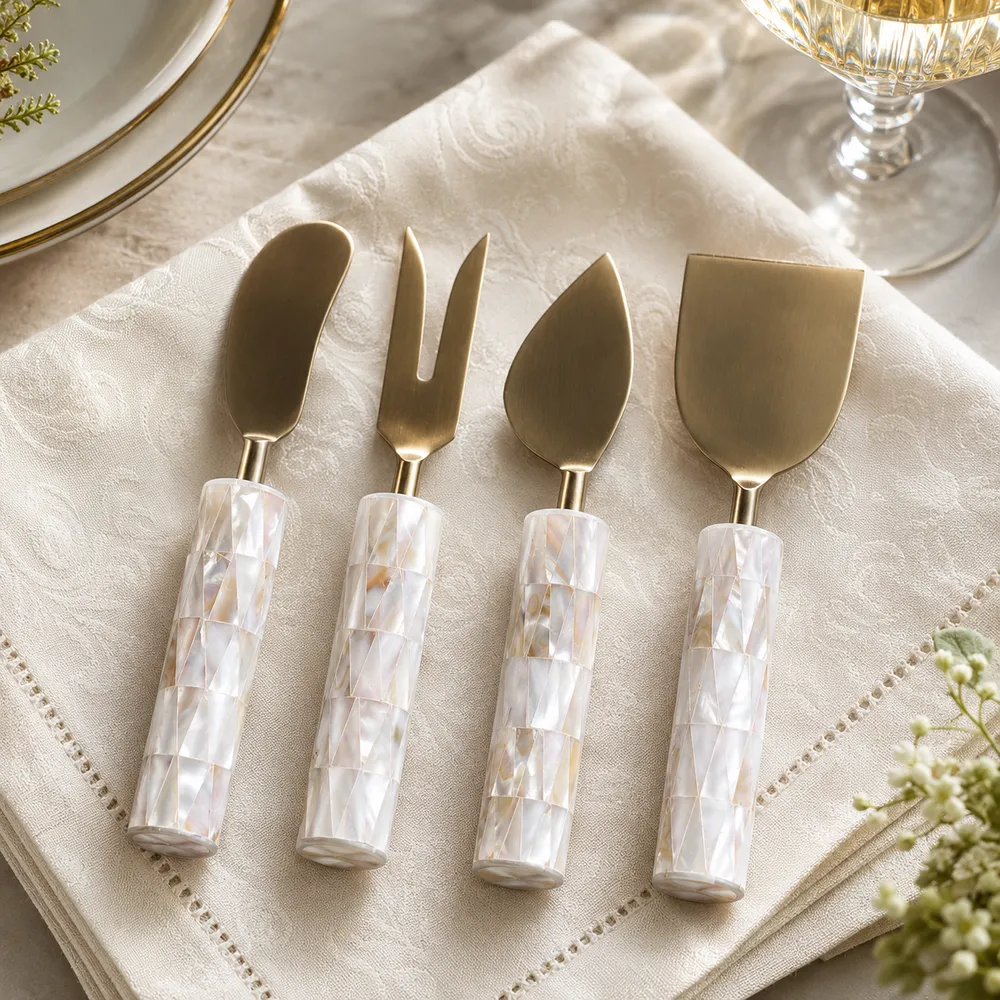 BRONSONTON SET OF 4 WHITE SERVEWARE 8 (IN)