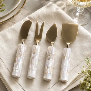 BRONSONTON SET OF 4 WHITE SERVEWARE 8 (IN) 2