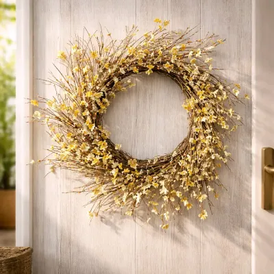 Sunset Petals Wreath