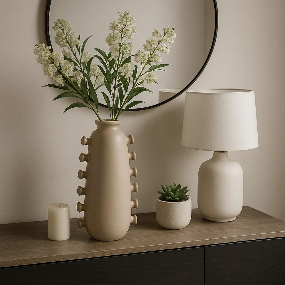 BURGESSBROOK TAN VASE 15 (IN)