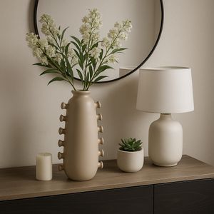 BURGESSBROOK TAN VASE 15 (IN) 12