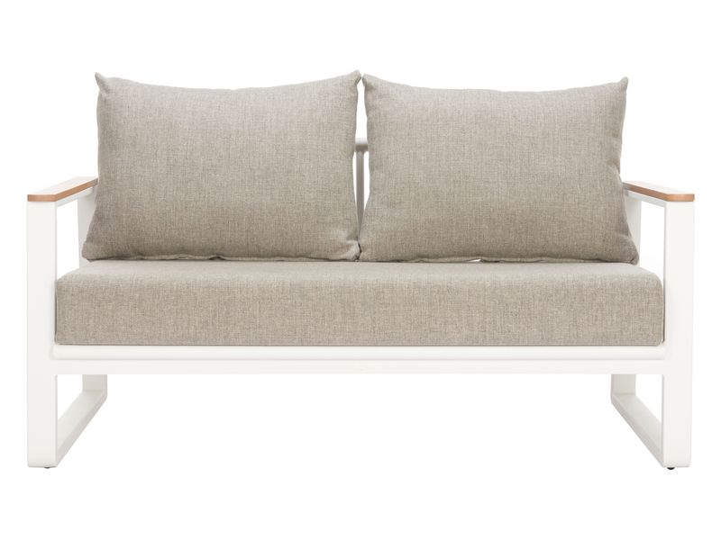 Welt Sofa Taupe & White 4