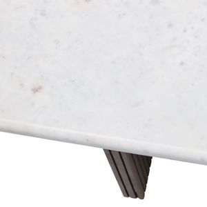 BISHOPWORTH WHITE COFFEE TABLE 19 (IN) 8