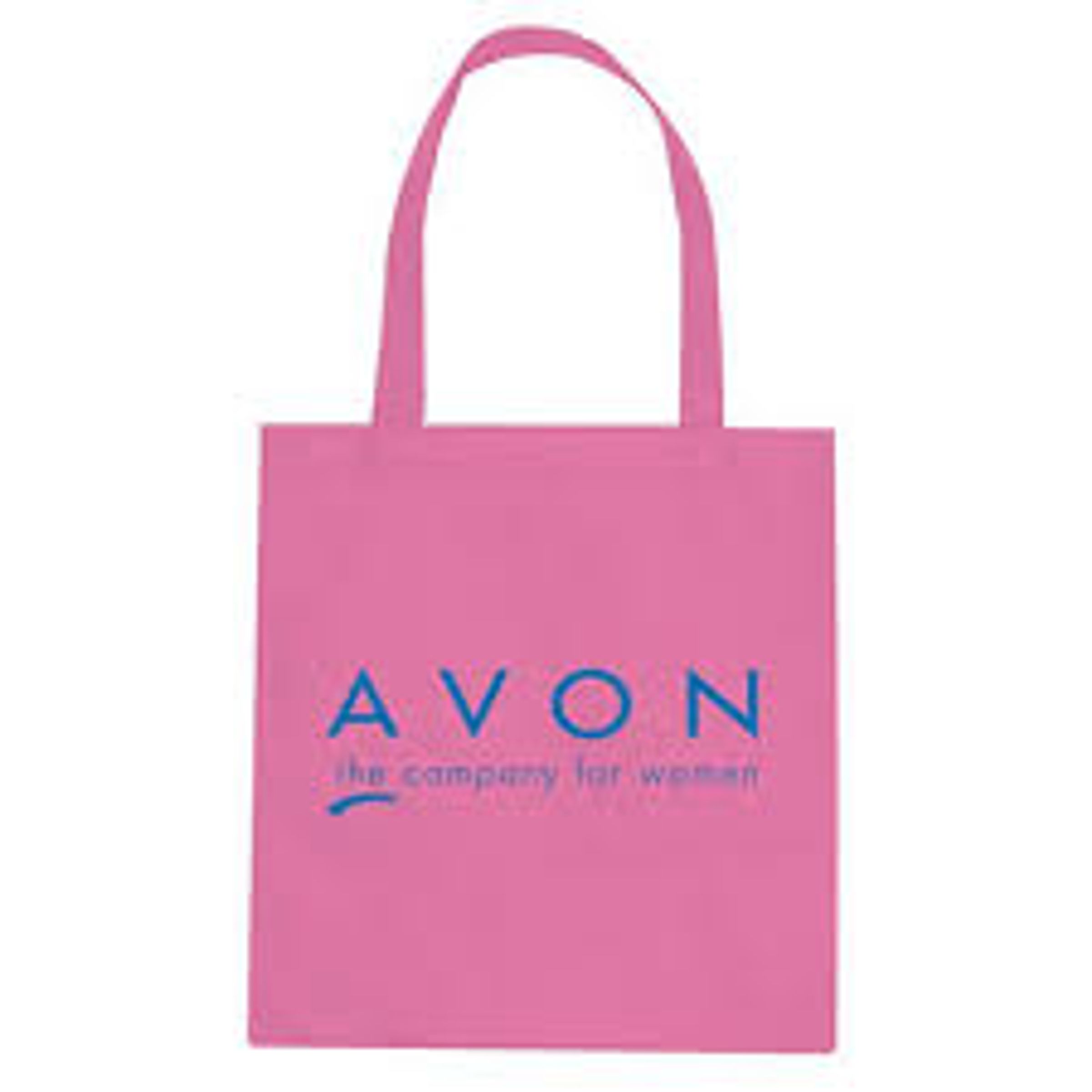 LARGE NONWOVEN PROMO TOTE - PINK
