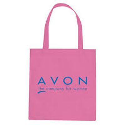 LARGE NONWOVEN PROMO TOTE - PINK