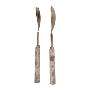 ALDEROAK SET OF 2 TAN SERVEWARE 1 (IN) 6
