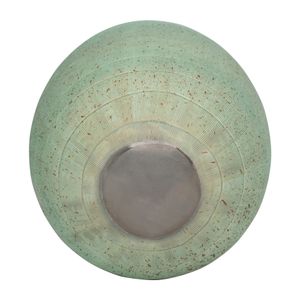 ZEBMORE BLUE GLASS VASE 12 (IN) 7