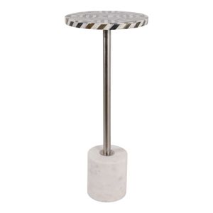 HEMMINGWELL WHITE TABLE 25 (IN) 1