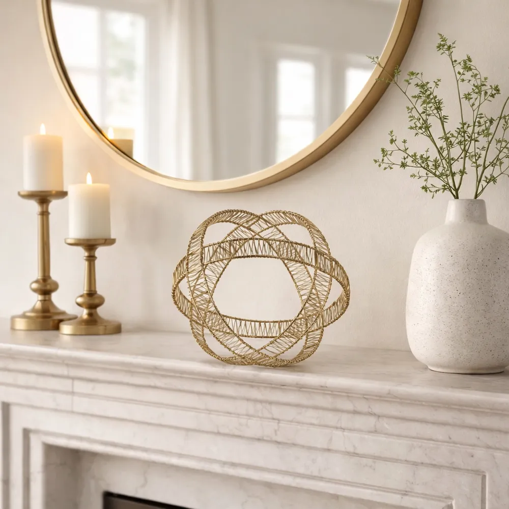 DRAYTONWOOD GOLD ORB 11 (IN)