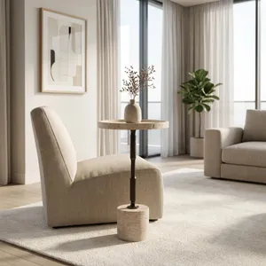 DUNLAPWICK GOLD TABLE 27 (IN) 2