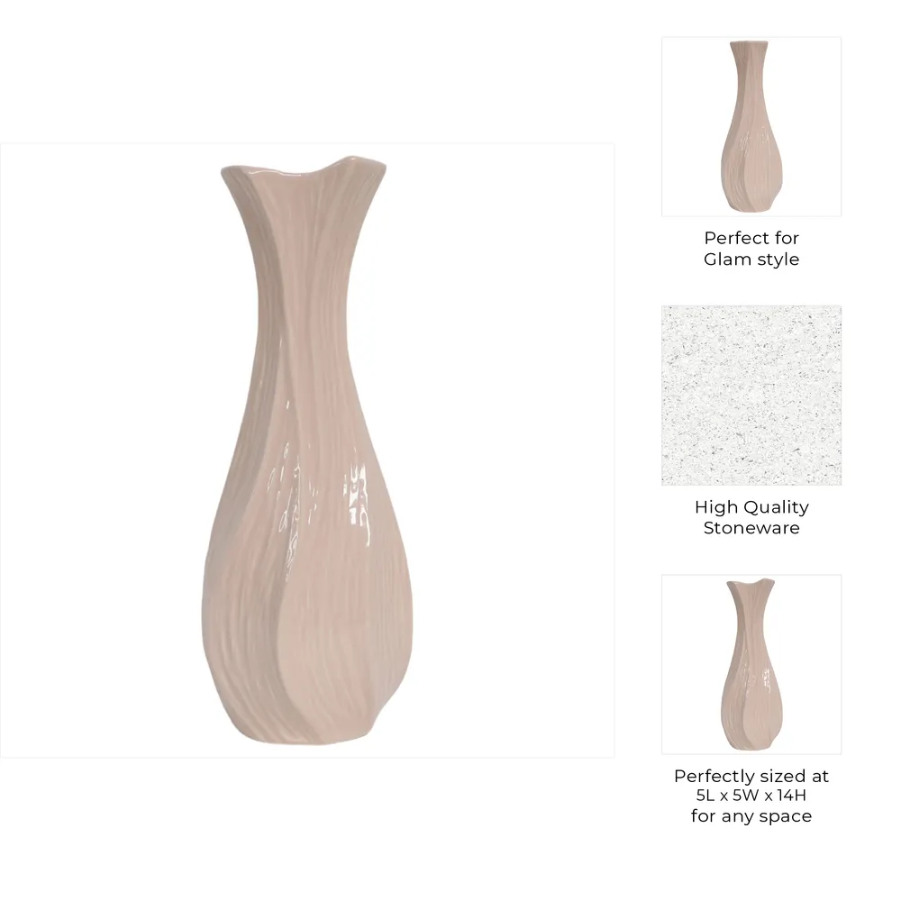 BARDENDALE PINK VASE 14 (IN)