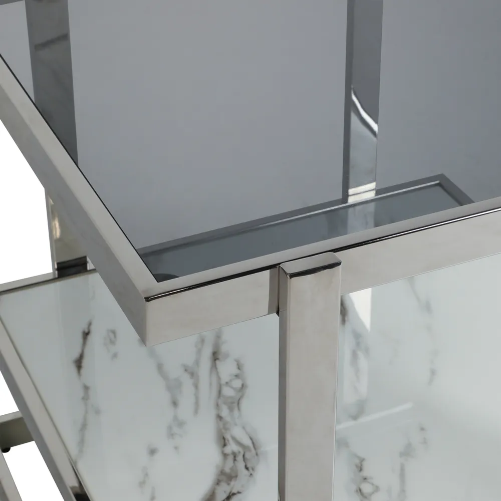 HADFIELD SILVER TABLE 24 (IN)