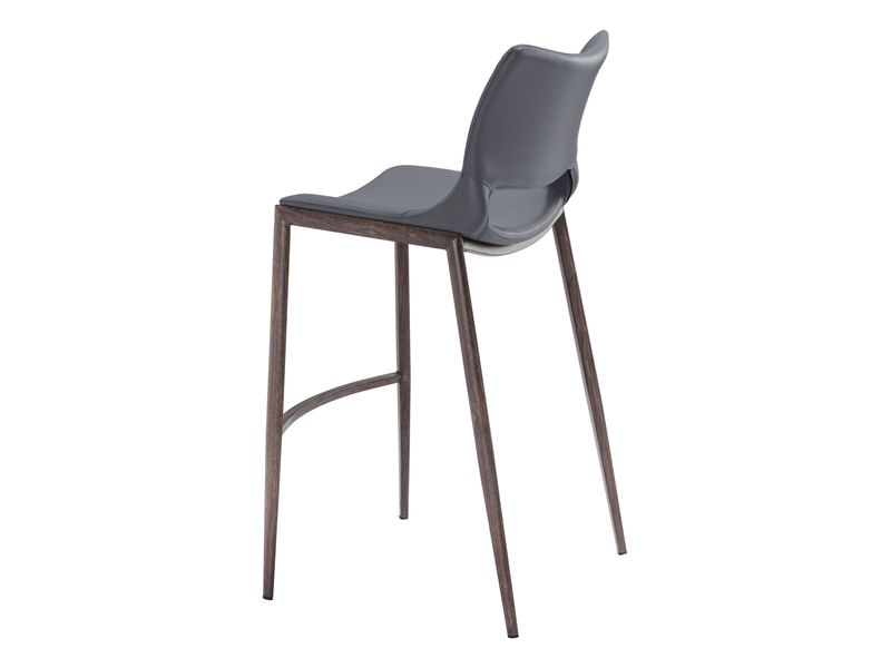 Ace Barstool Dark Gray & Walnut 6