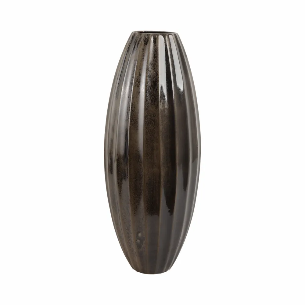 TILTONRIDGE BLACK VASE 25 (IN)