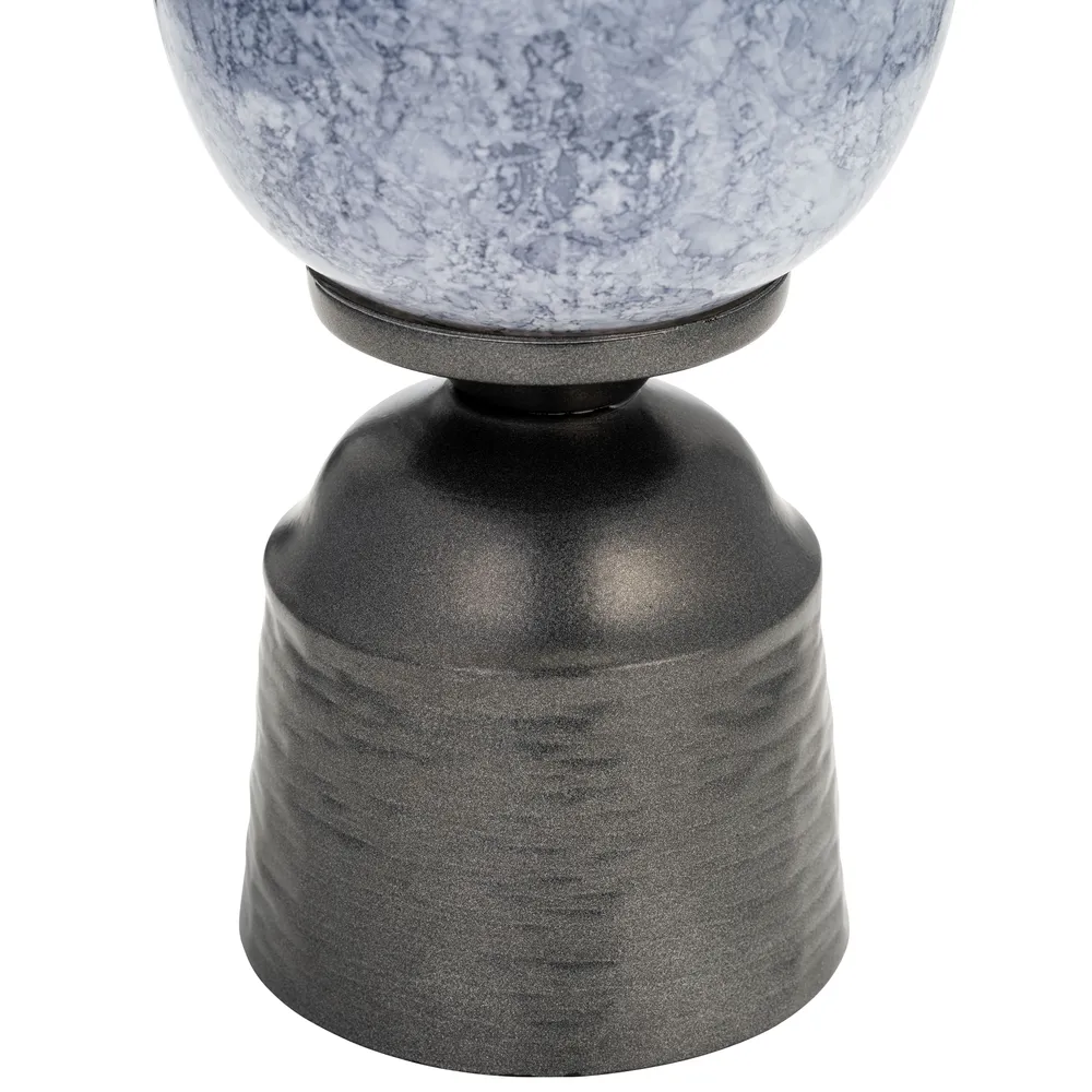 ELTONBROOK BLUE GLASS VASE 16 (IN)