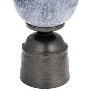 ELTONBROOK BLUE GLASS VASE 16 (IN) 4