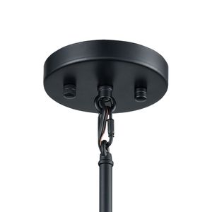 Caldwell 10'' Wide 1-Light Mini Pendant - Matte Black 3