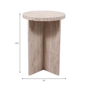 CONNORGATE IVORY TABLE 22 (IN) 10