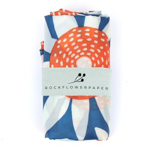 Straw Sunflowers  blu Reusable Shopping Bag 4