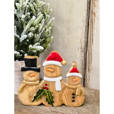 Snowman Trio 6x7in