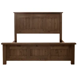 Heritage Oak Haven Cal King Bed with Low Profile Footboard 5