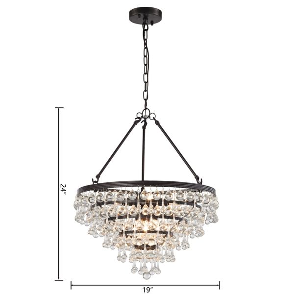 Ramira 19'' Wide 6-Light Chandelier - Oil Rubbed Bronze