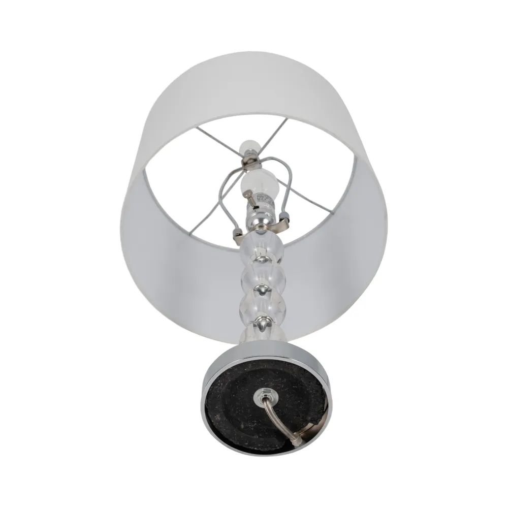 GUNNHAVEN SET OF 2 SILVER LAMPS 22 (IN)