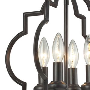 Chandette 14'' Wide 4-Light Chandelier - Oil Rubbed Bronze 2
