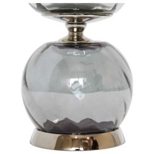 LINDENRUN GRAY GLASS VASE 21 (IN) 3