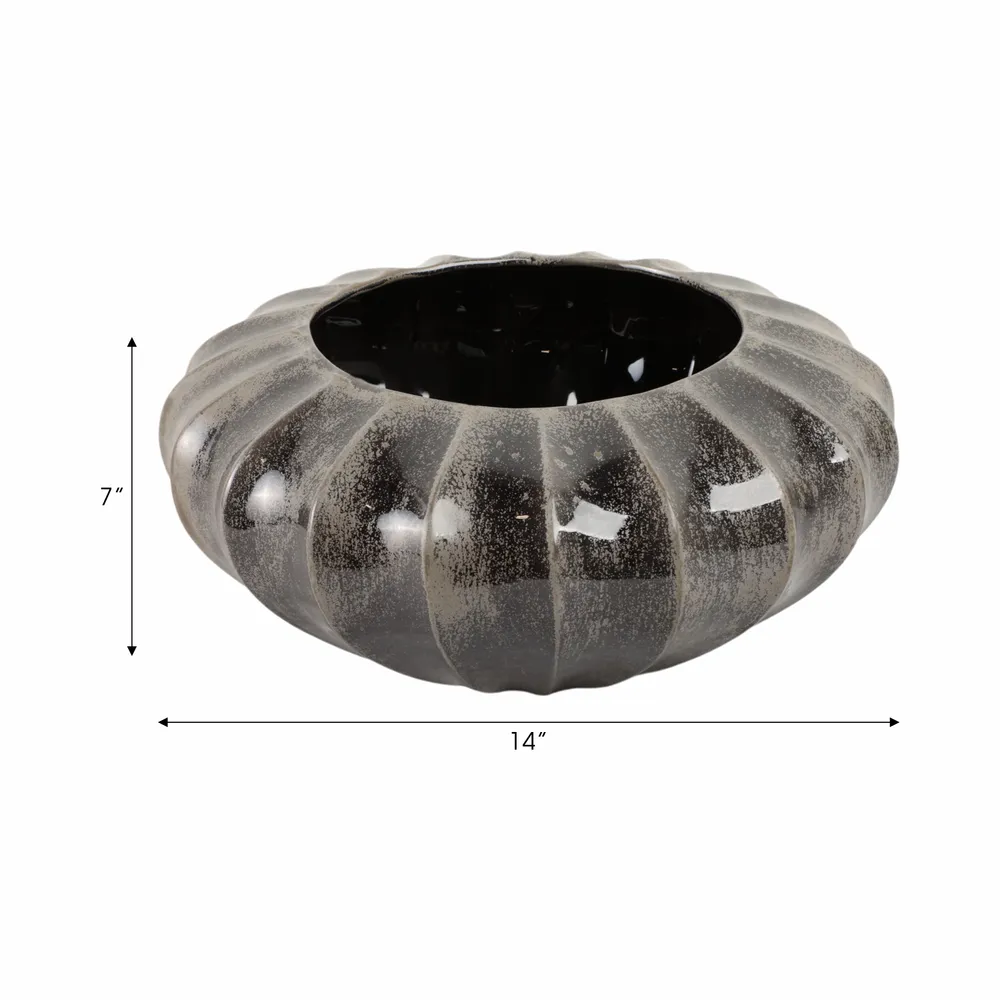 DORSETWOOD BLACK BOWL 7 (IN)