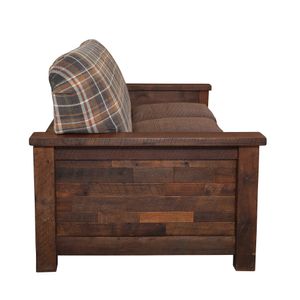 Barnwood  Americana Sofa - Customer Fabric - Seat:  Fabric TBD; Backrest:  Fabric TBD 4
