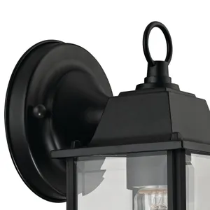 Cotswold 9'' High 1-Light Outdoor Sconce - Matte Black 3