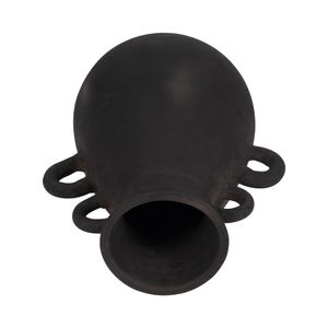ARLOBEACH BLACK VASE 12 (IN) 7