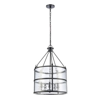 Solace 18″ Wide 5-Light Pendant - Matte Black