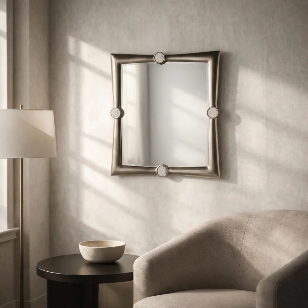 OLIVERCLIFF GOLD MIRROR 36 (IN)