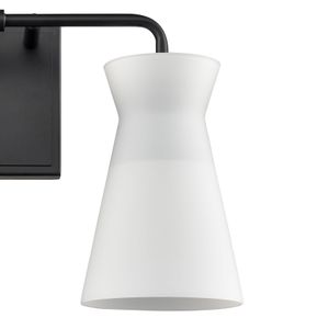 Brookville 15'' Wide 2-Light Vanity Light - Matte Black 4