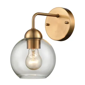 Astoria 9.5'' High 1-Light Sconce - Satin Gold 1